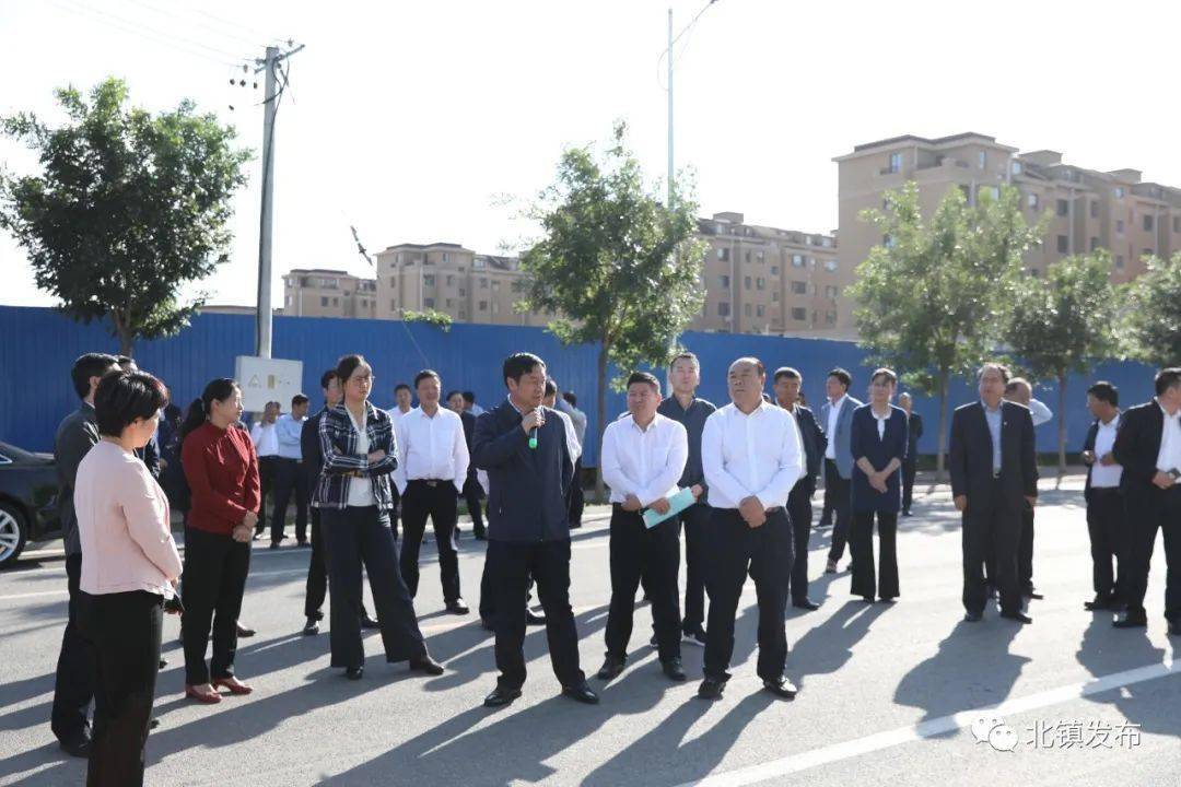 王德佳率领锦州市项目拉练会领导深入北镇拉练检查项目建设