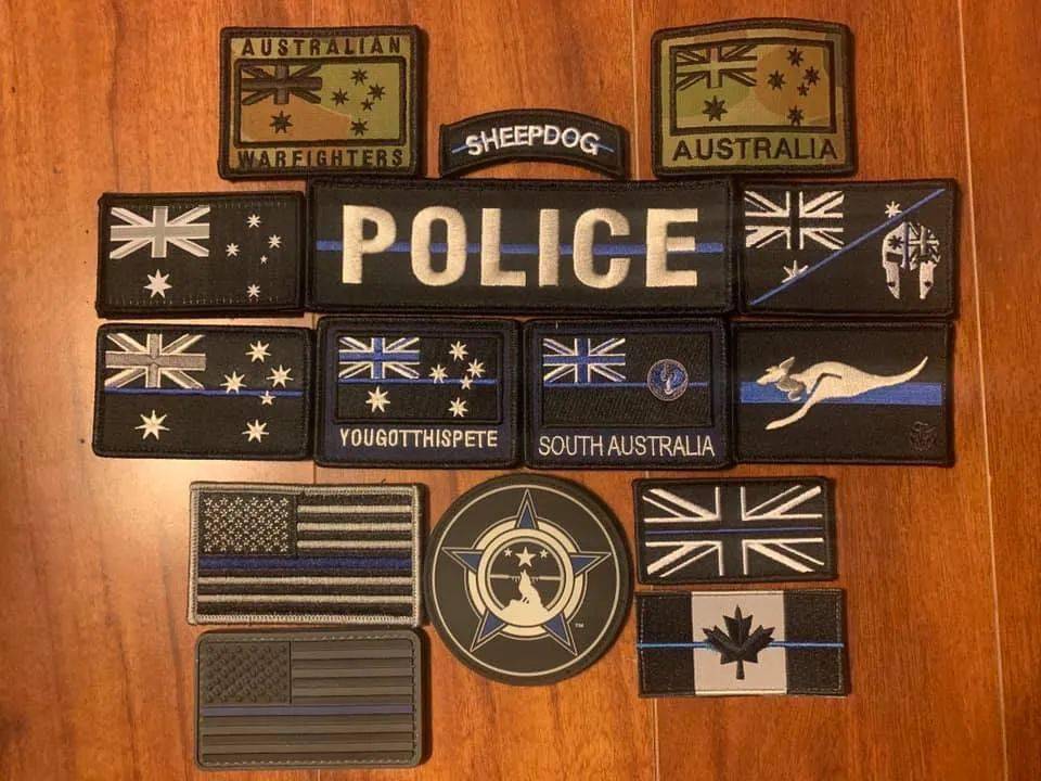 接下来看到警察带着这种徽标,提高警惕!