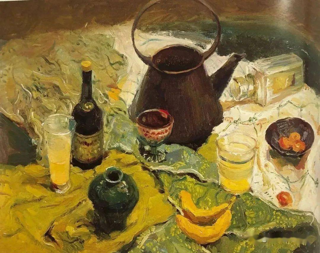 100张中央美术学院附中留校色彩静物