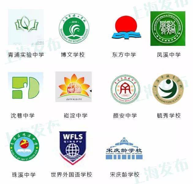 汇总上海383所初中校徽合集能找到你的学校吗