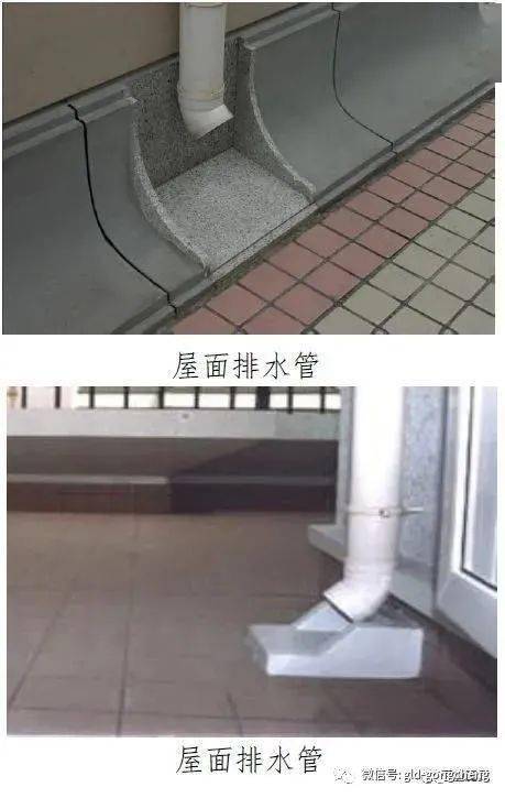 2,雨水斗位置应安装 2 道固定件,雨水管出水口位置应安装1道固定件.