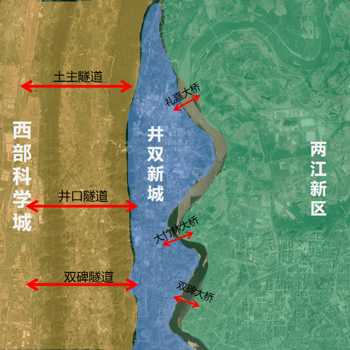 意味着去礼嘉轨道交通不过2-3个站,去江北机场轨道直达,去大竹林过个