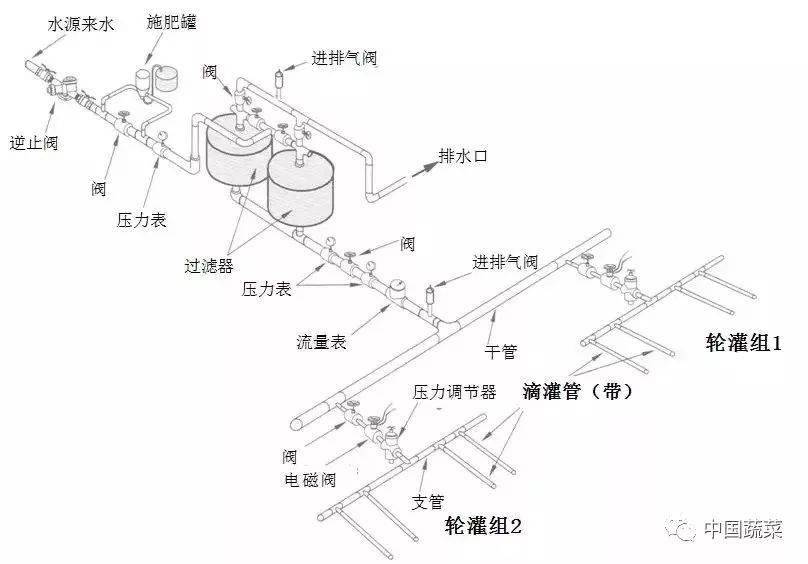 玉米滴灌技术安装图图片