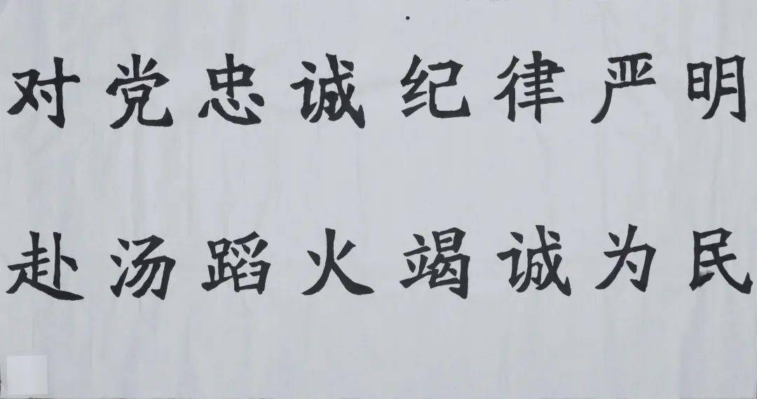 荔湾大队践行训词精神担当神圣使命主题书法美术作品展示