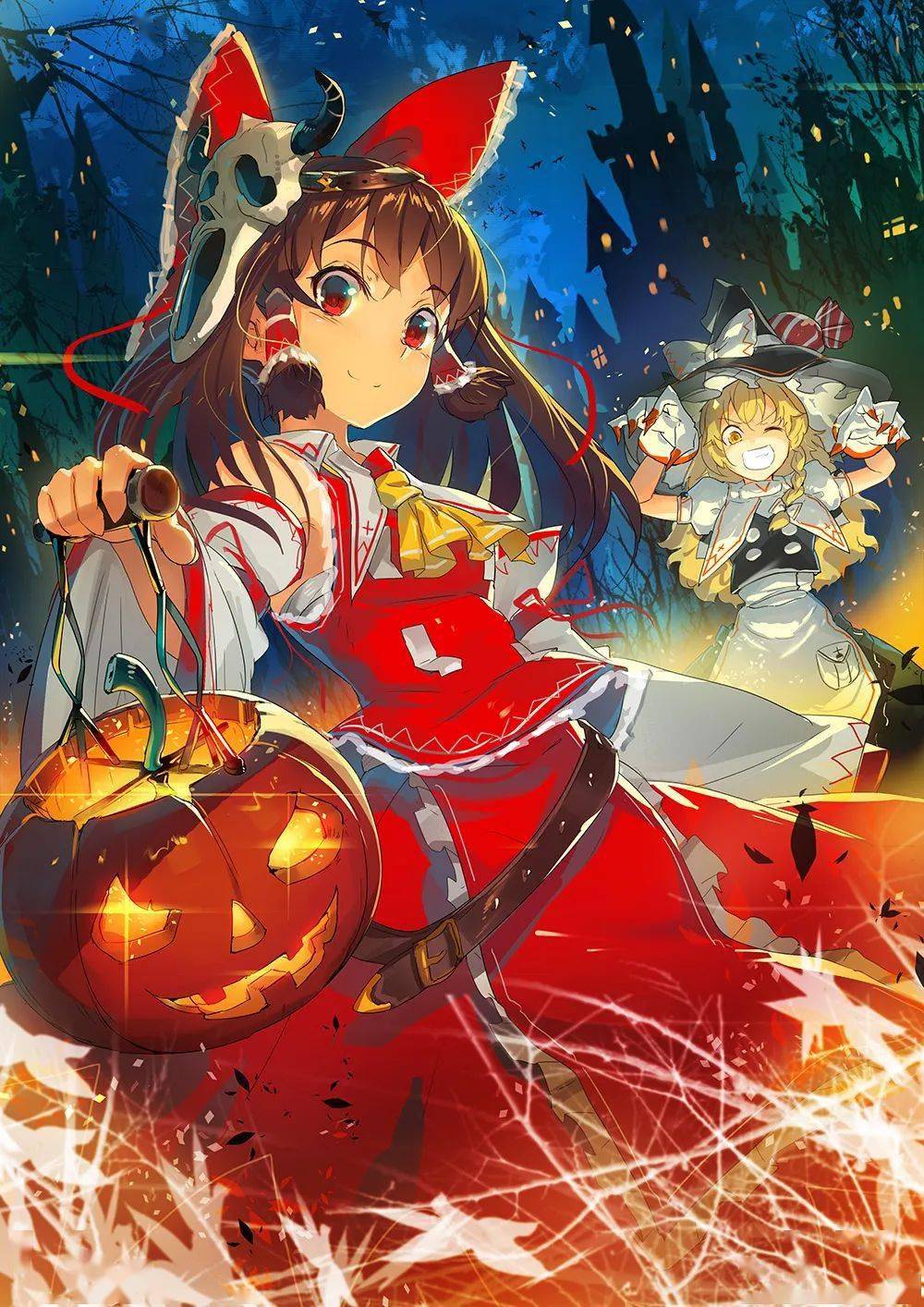 壁纸7878雾雨魔理沙博丽灵梦东方project975期