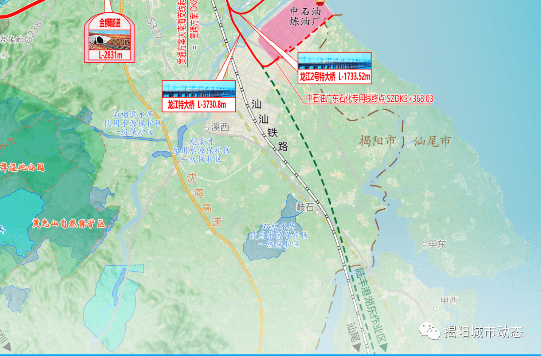 揭惠铁路揭东段图片