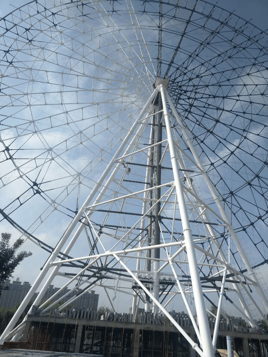 丰富大家的娱乐生活,一座前所未有的摩天轮即将在包头乐园诞生了!