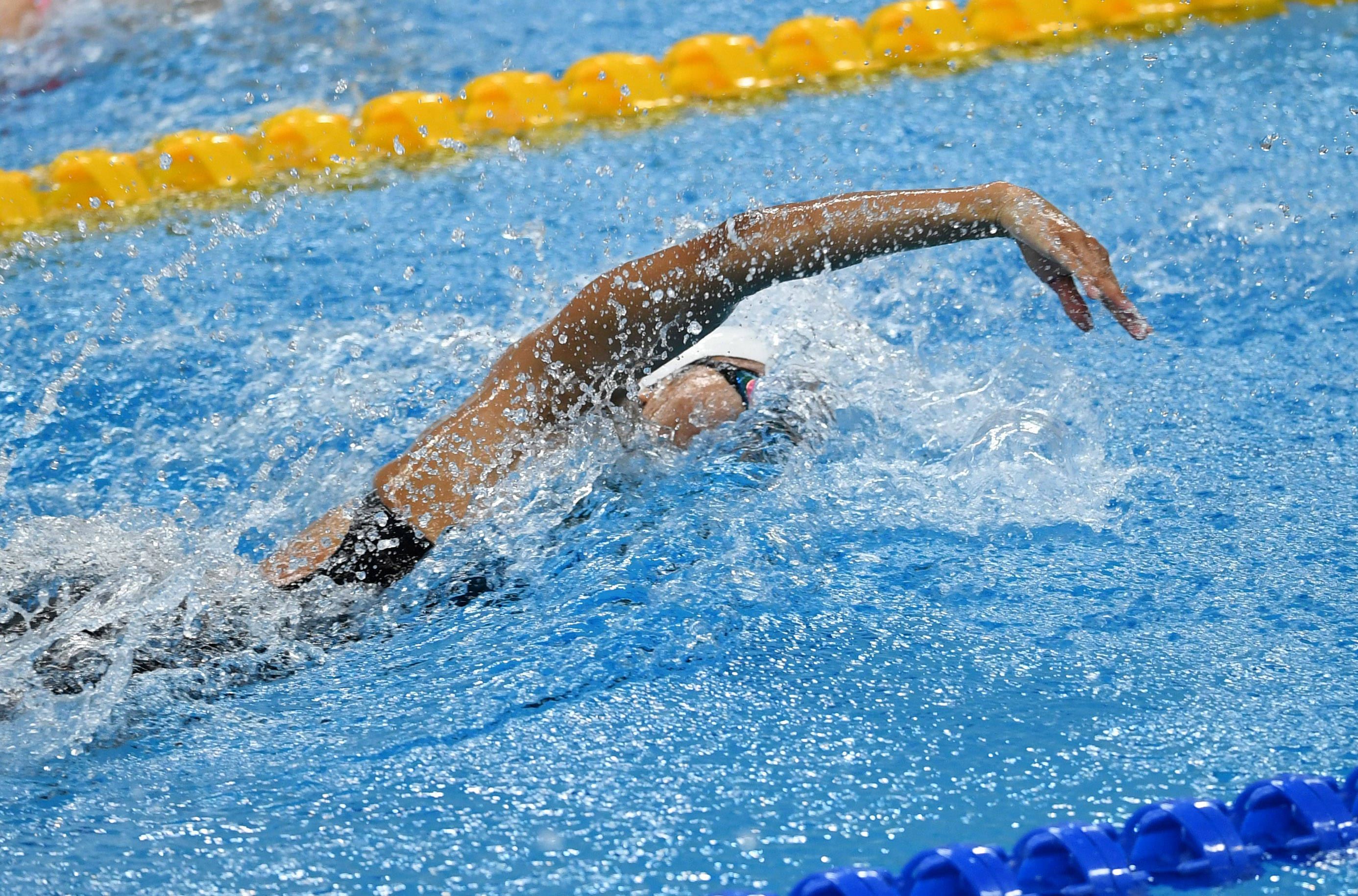 游泳--全国冠军赛:女子100米自由泳决赛赛况