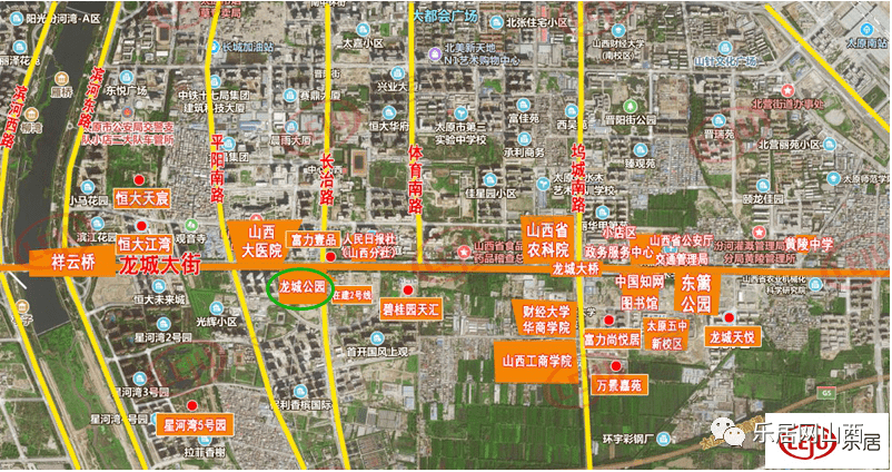 太原南城最大公園龍城公園有了最新消息將於2021年建設完成雙站地鐵