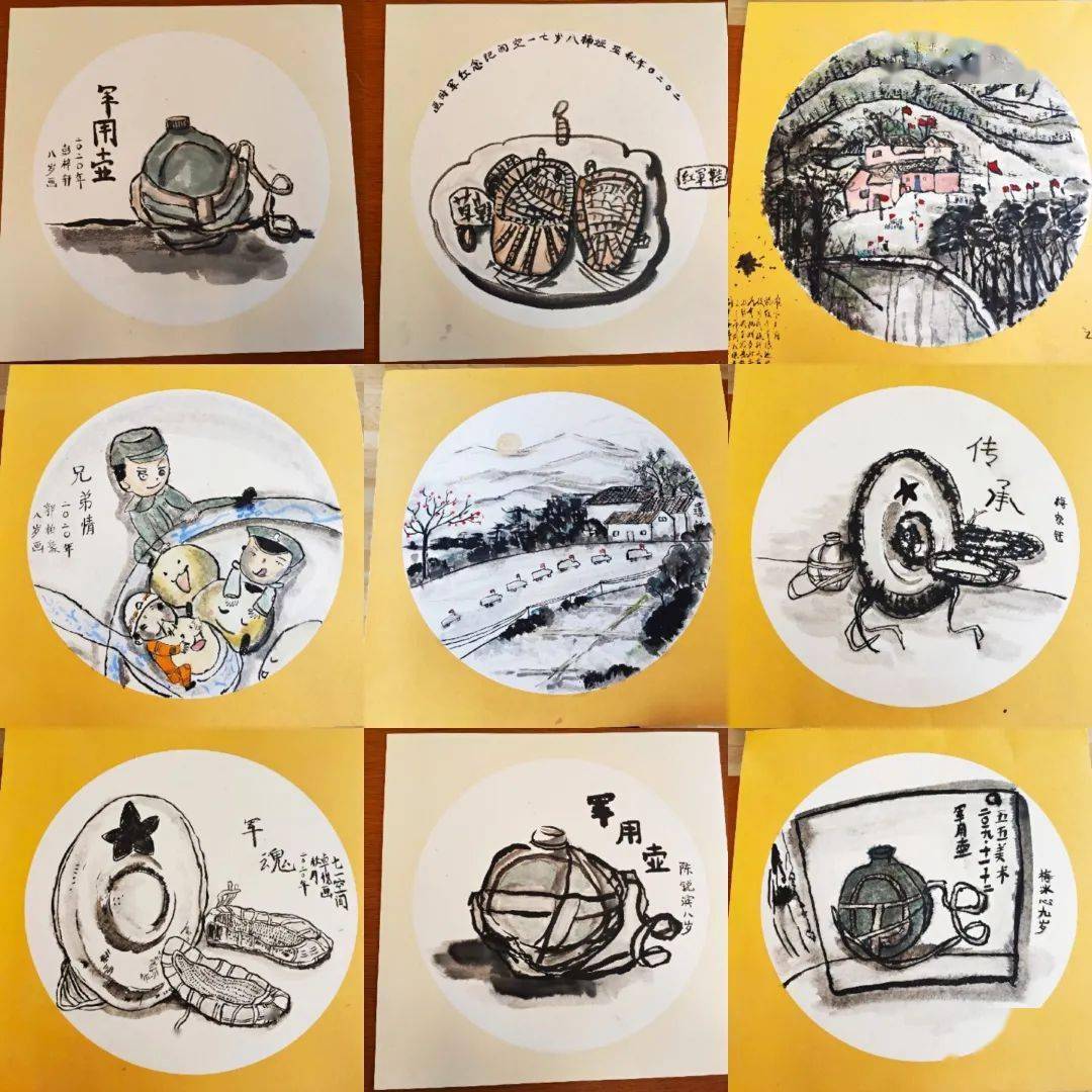 浓墨写戎耀重彩绘今生这次的国画兴趣活动真特别