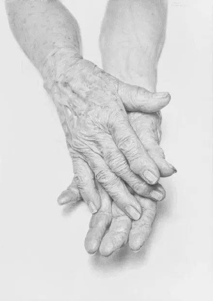 画人难画手94幅手部刻画作品拿去临摹