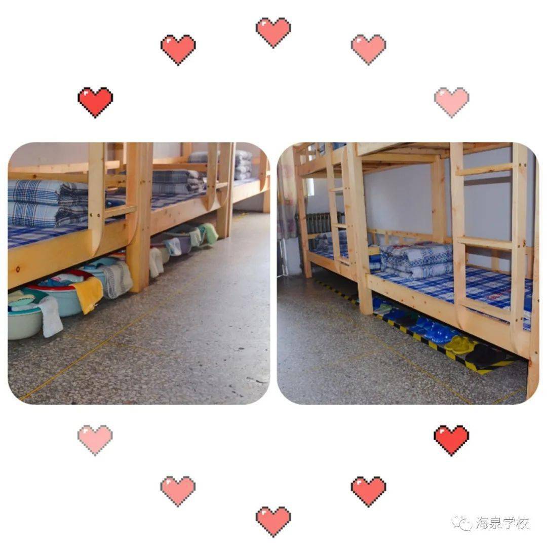 "干净整洁舒适的宿舍,温暖着孩子们的心,他们用灵巧的小手把这里变成