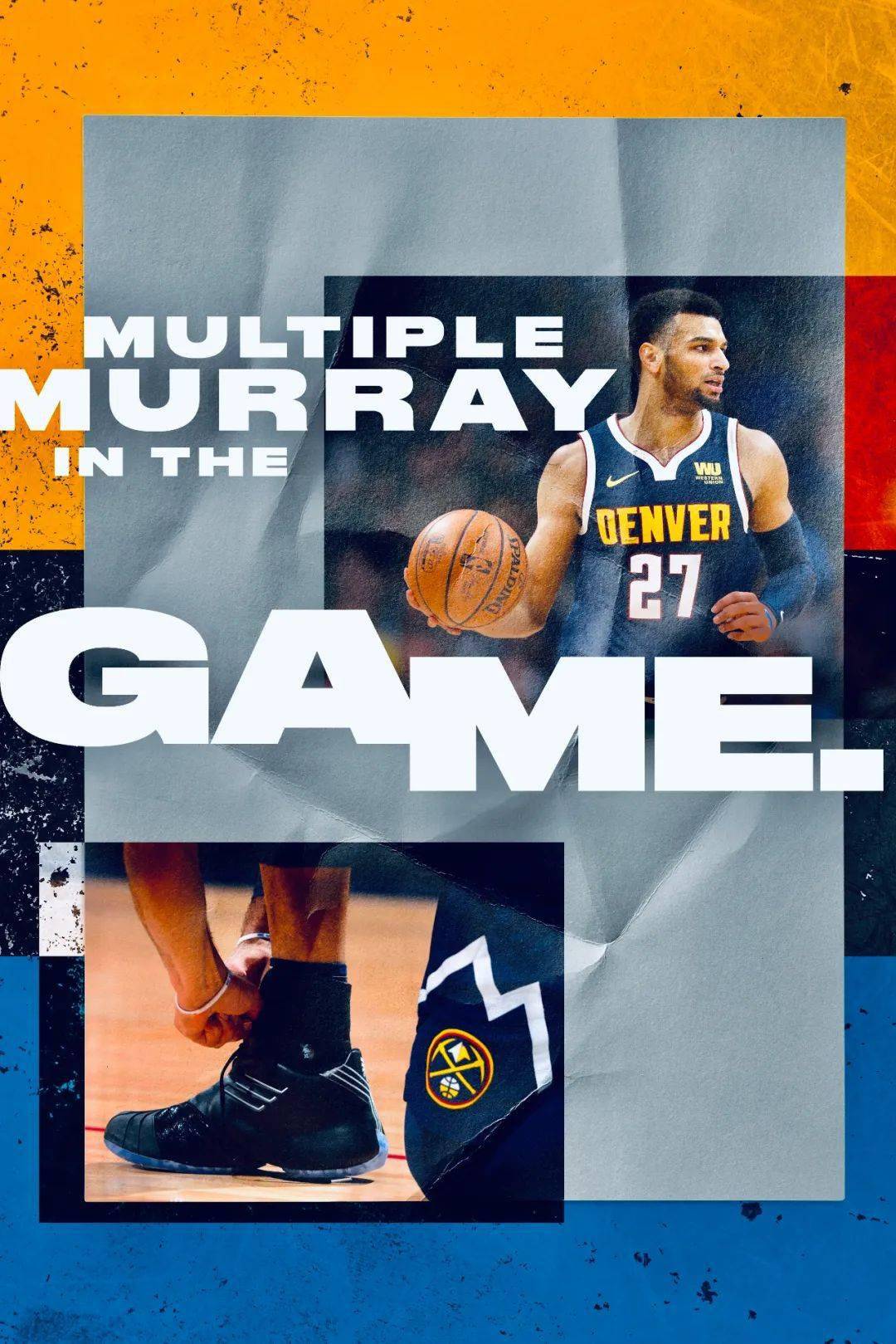 今年西决第三场,jamal murray脚上的那双绿鞋子,让很多负责转播比赛的