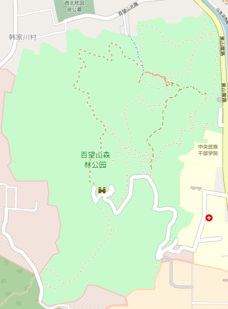 百望山爬山线路图片