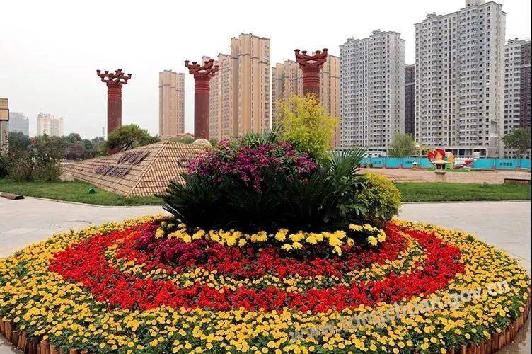 【我们的节日】花坛溢彩庆佳节 文明铜川新风尚