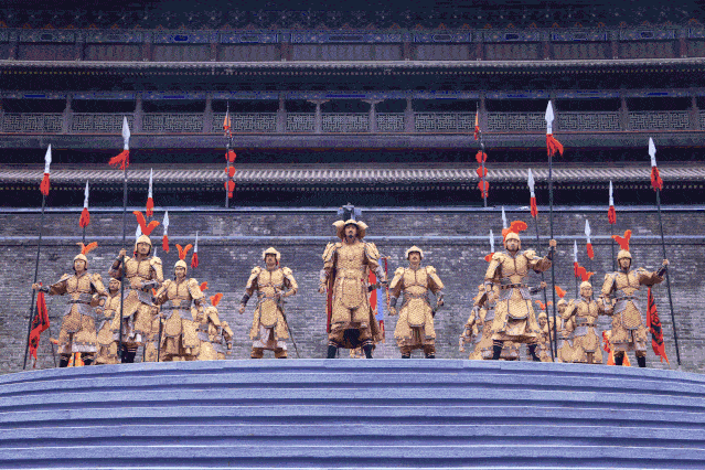 西安城墙礼迎四海宾客