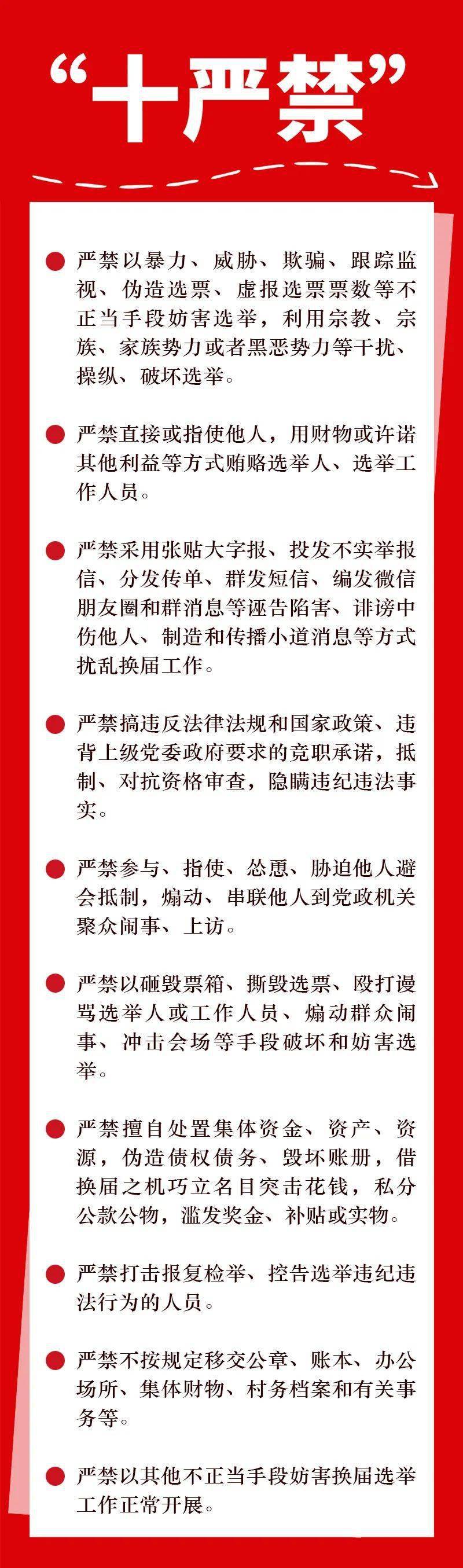 龙口换届纪律 "十严禁","十不准"!