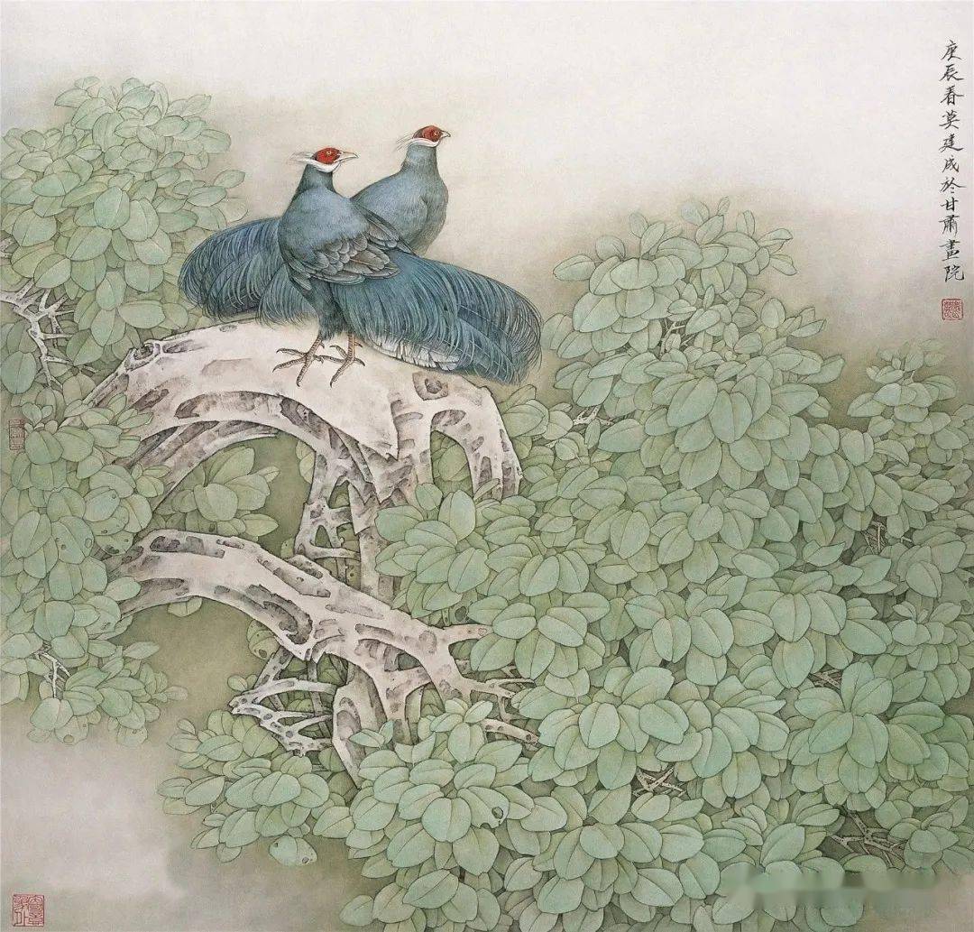 莫建成丨工笔花鸟作品欣赏