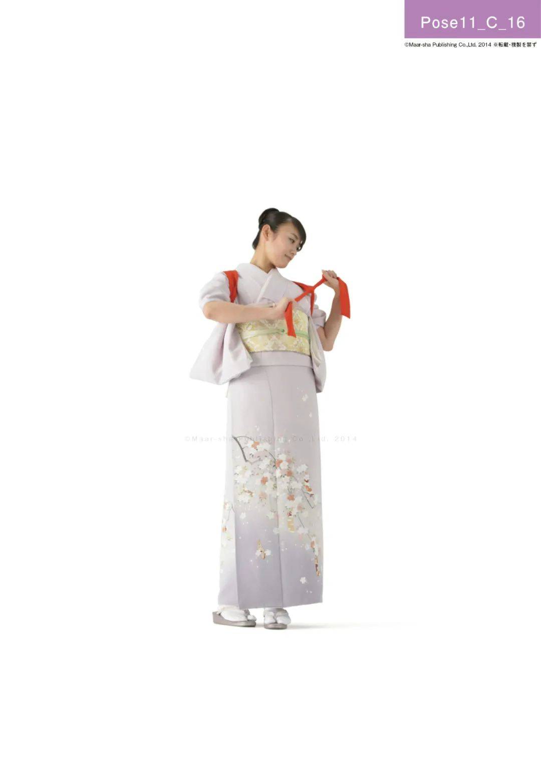 【服装摄影】正统日式和服多视角穿着素材!