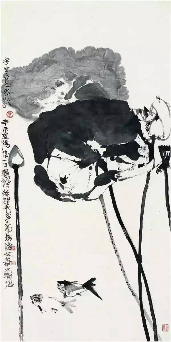 程十发花鸟,好有意趣