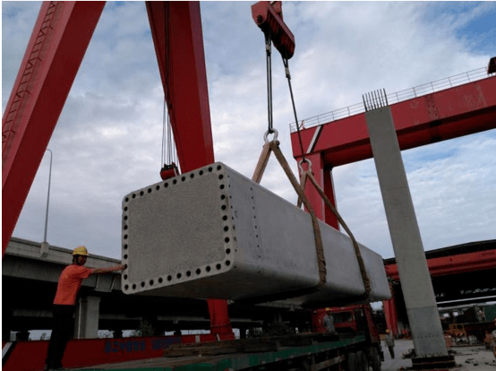 自2015年开工建设以来,phc管桩首件,承台首件,预制立柱首件,立柱吊装