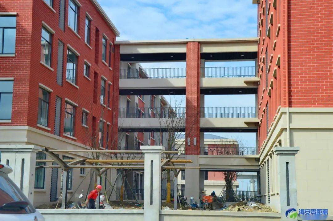 海安市上湖高级中学快建成了,最新建设进度先睹为快!
