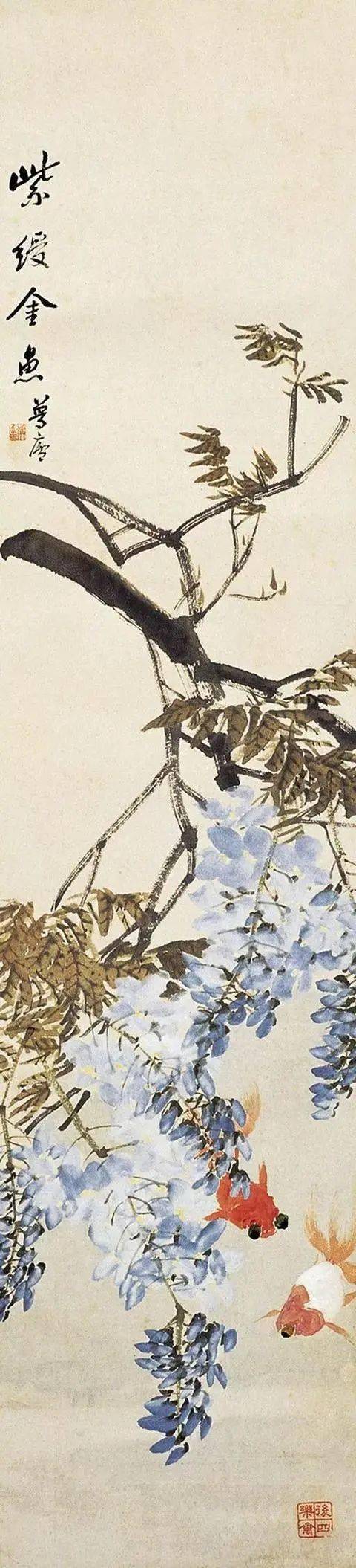 清代朱偁花鸟画作品欣赏