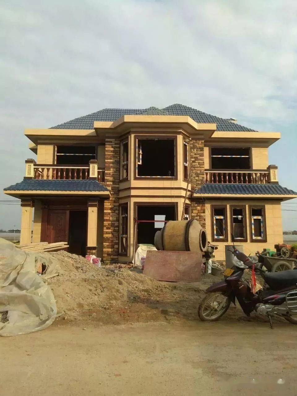 2020最受农村人追捧二层网红爆款别墅建房直播实景案例