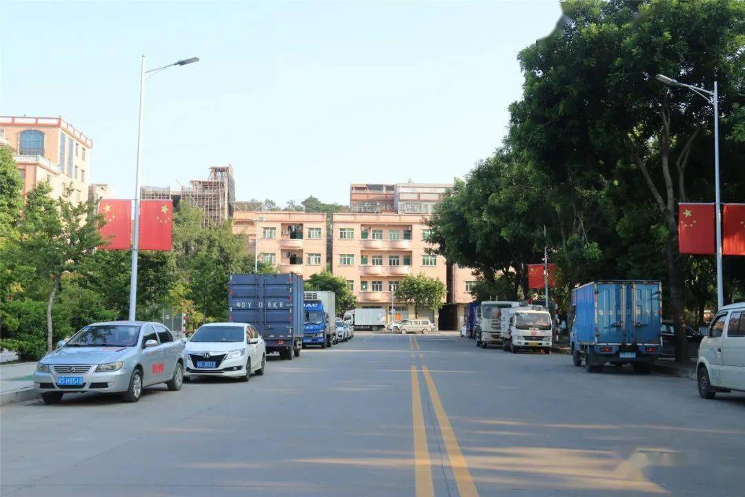 行走东坑东坑镇委书记谭全河督导角社村人居环境整治工作