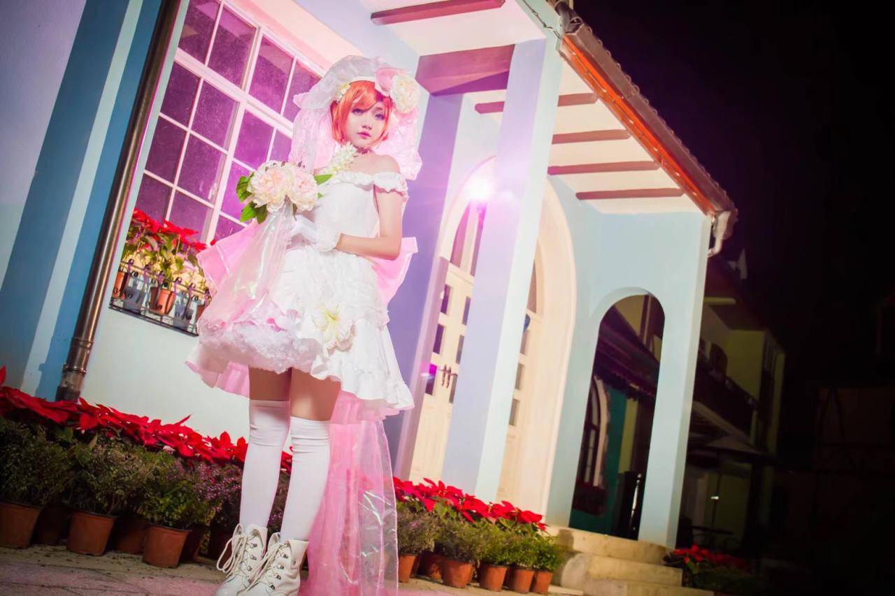 love live!星空凛lwb婚纱cosplay