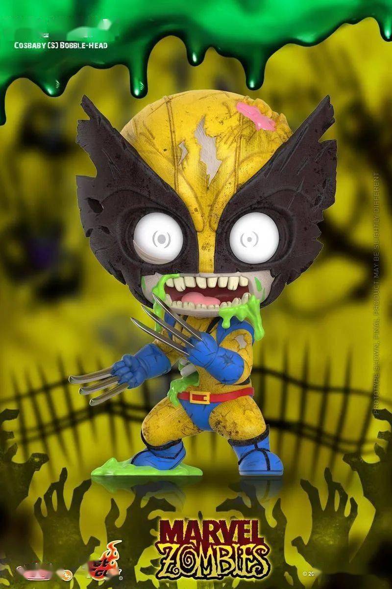 美系hottoys20年第4季度漫威僵尸cosbabys迷你珍藏人偶