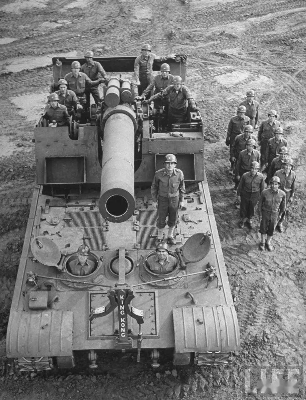 二战美国240毫米榴弹炮图片