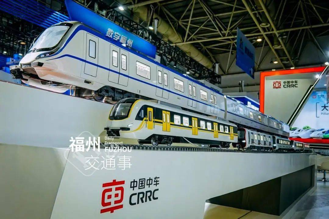 福州地铁多条线路电客车模型首次披露 4/5号线识别色也来了!