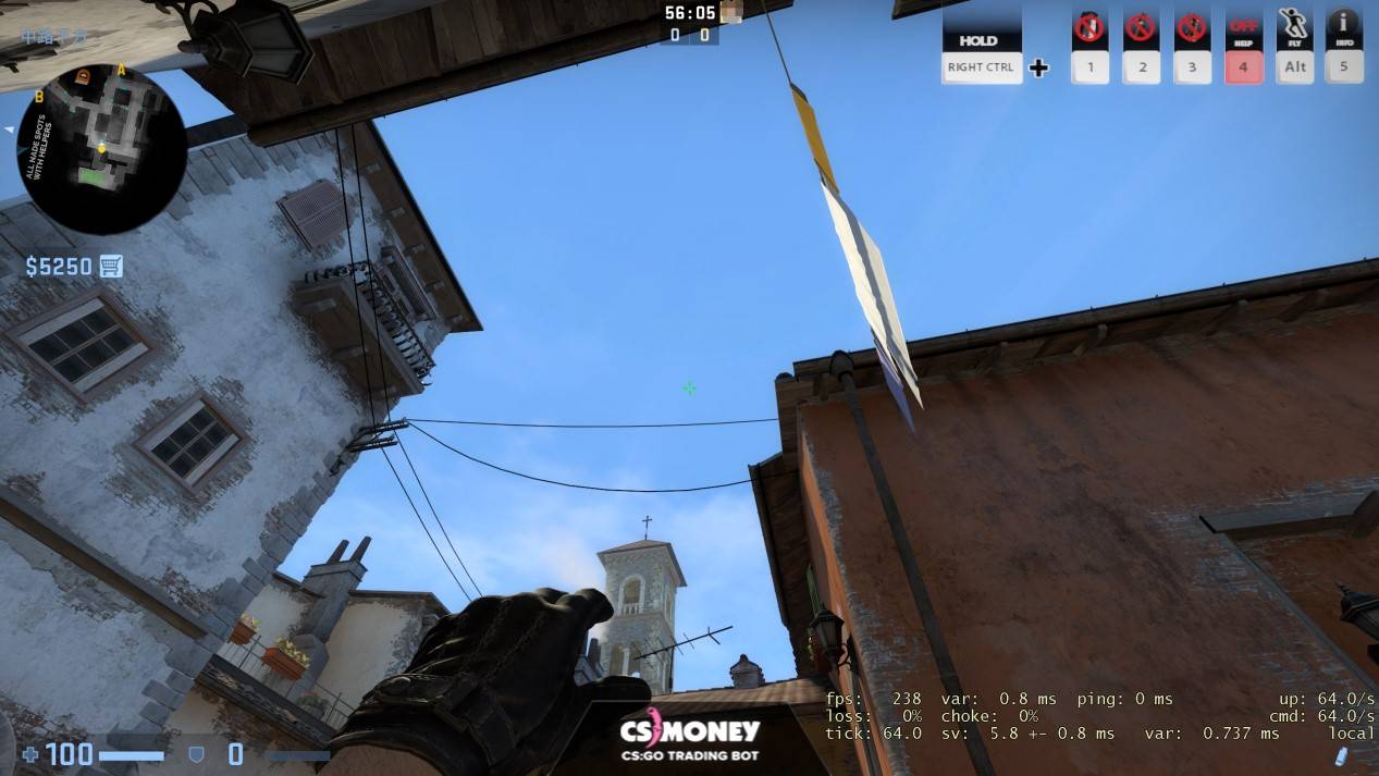 csgo单向烟教学第3期炼狱小镇的无解烟雾知道也打不过