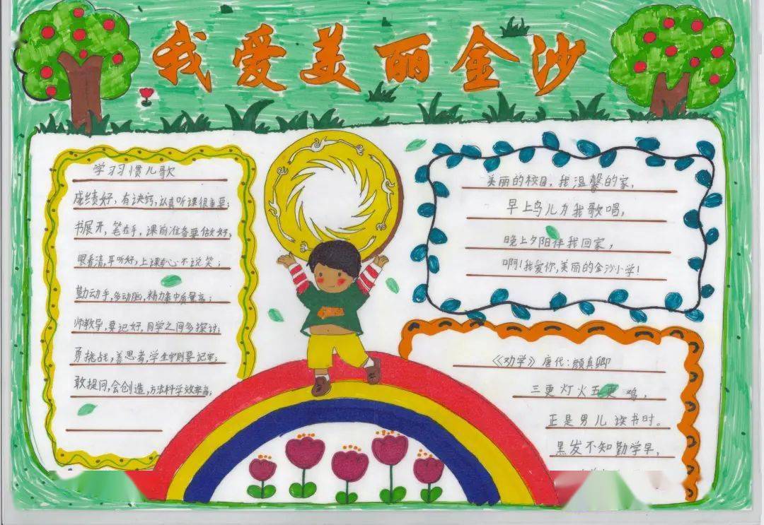 fun眼世界造梦金沙金沙小学梦想课堂手抄报锦集