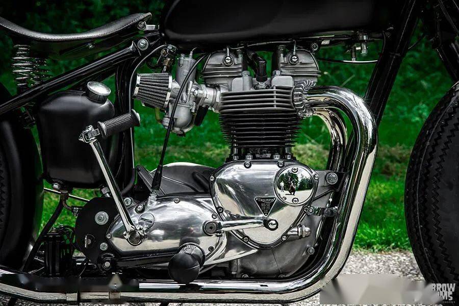 图赏丨这才是凯旋的感觉68年老凯旋650改装