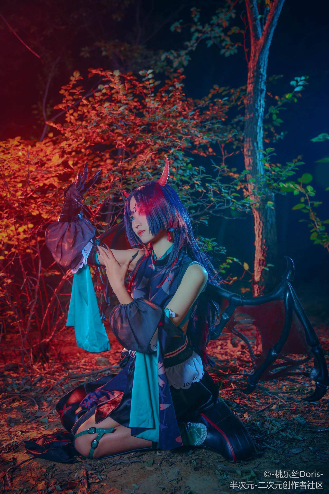 阴阳师吸血姬紫裘碧染cosplay