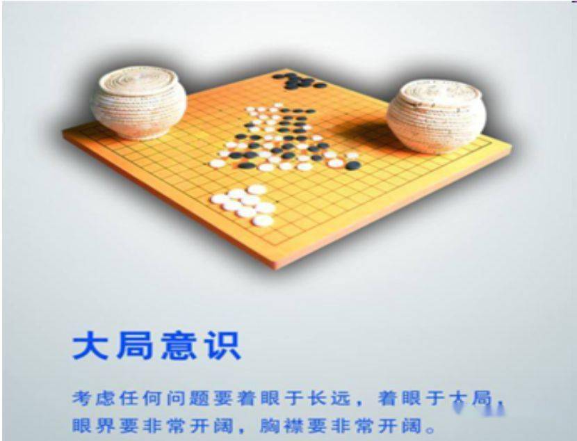 从全局高度,用长远眼光,观察形势,分析问题,自觉的在顾全大局的前提下