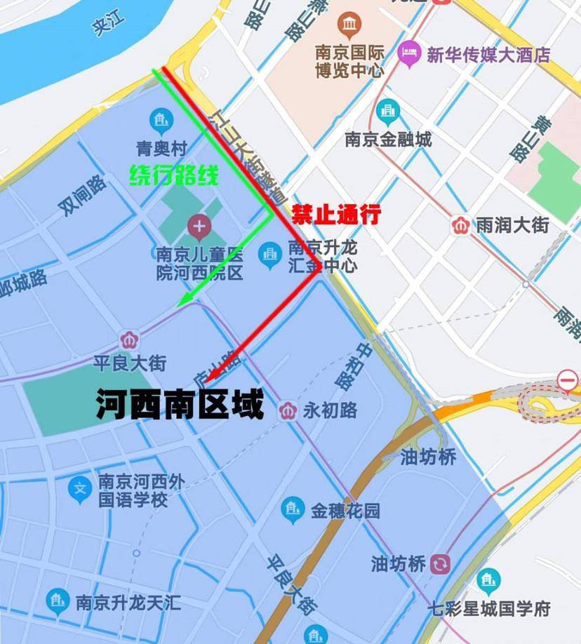 配合油坊桥立交施工改造 南京江山大街隧道部分出入口将封闭