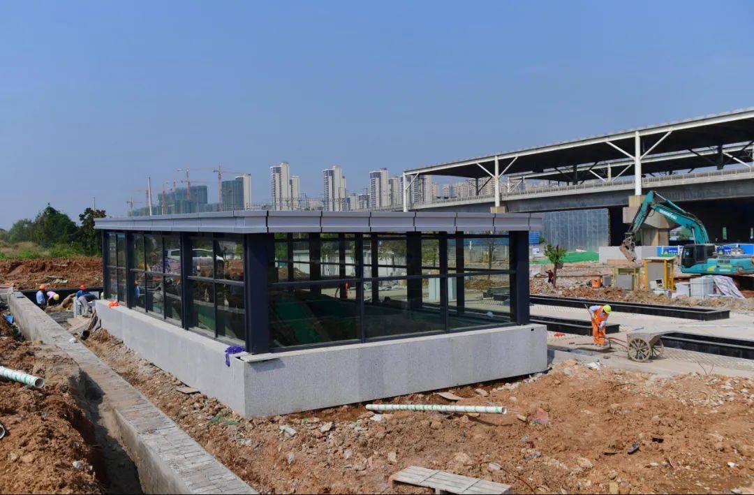 武汉首条跨市地铁快来了11号线三期葛店段车站我们带您提前打探