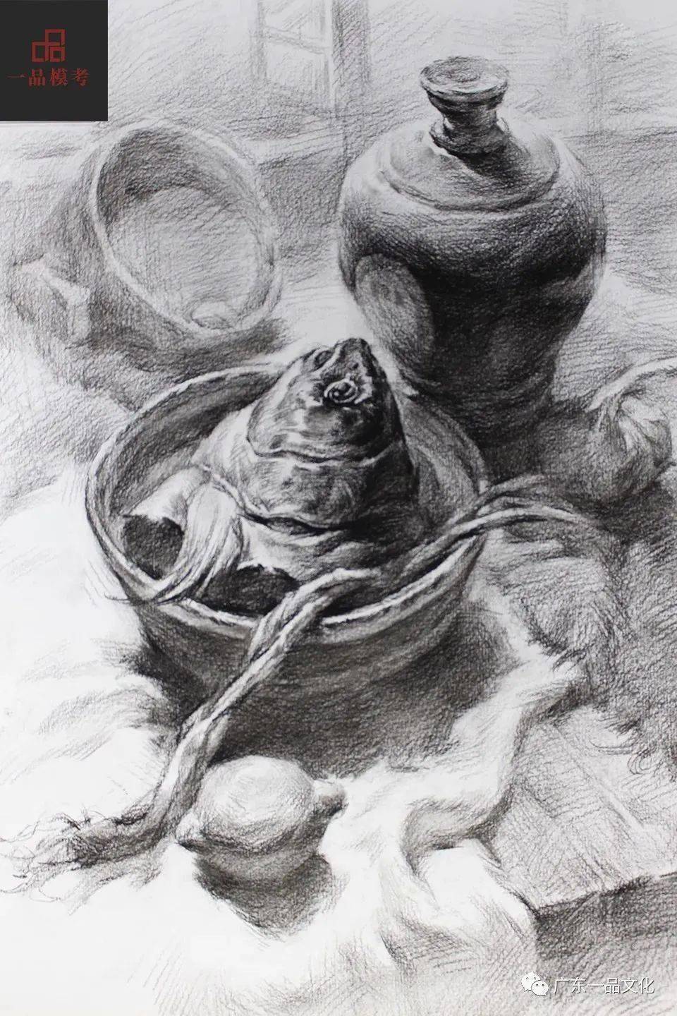 2021届广东省一品一模素描高分卷重磅出炉高手如云