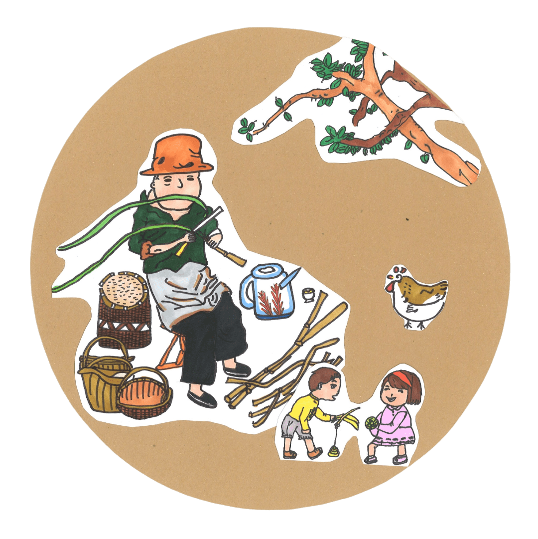 文化上小传承乡土文化弘扬球拍精神上小孩子用笔描绘上官球拍发展史