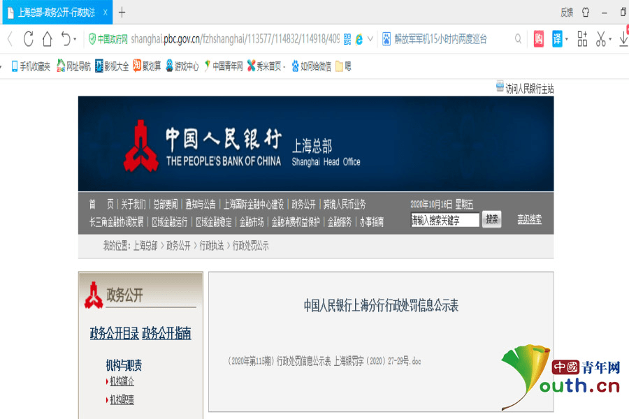 广发银行福州分行违法遭罚 贷款贷前调查未尽职