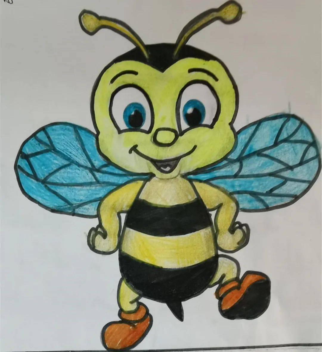 年级吉祥物,我们来设计_蜜蜂