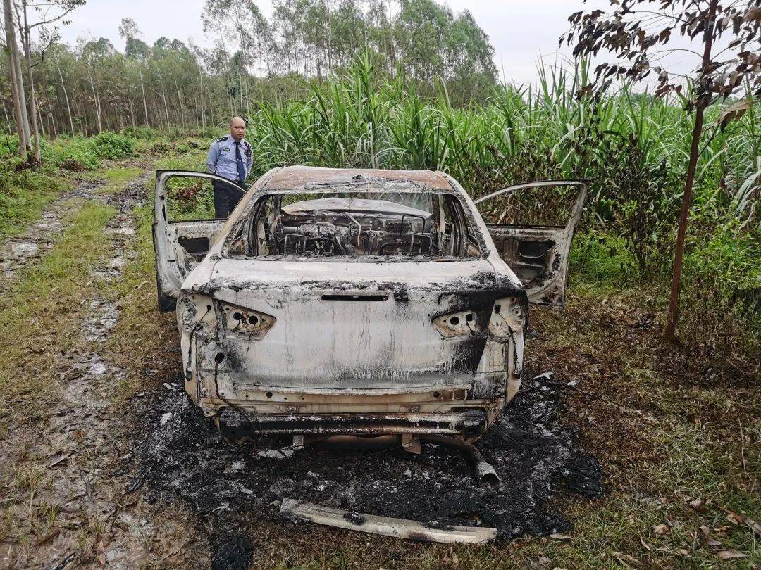 太狠了!北海一男子撞死人逃逸,烧车毁灭证据