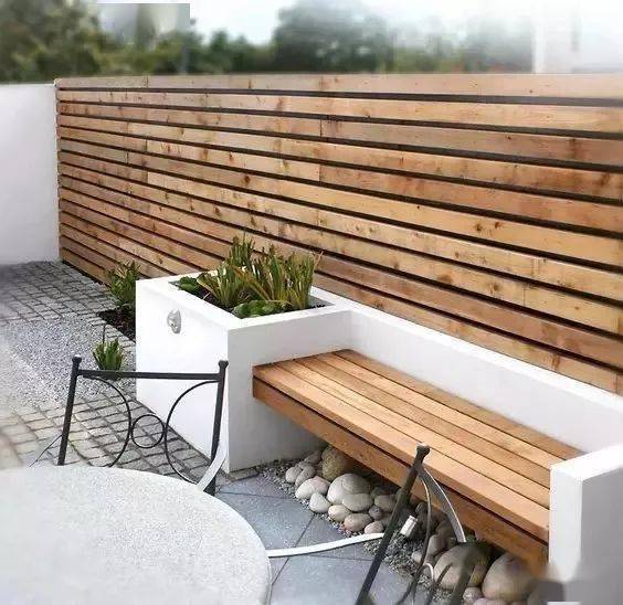 庭院木饰让花园更自然