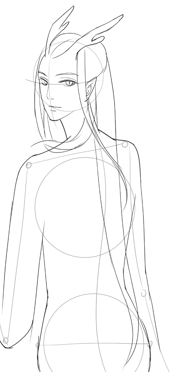 古风仙侠人物怎么画?看这里!超详细线稿教程教你上手!