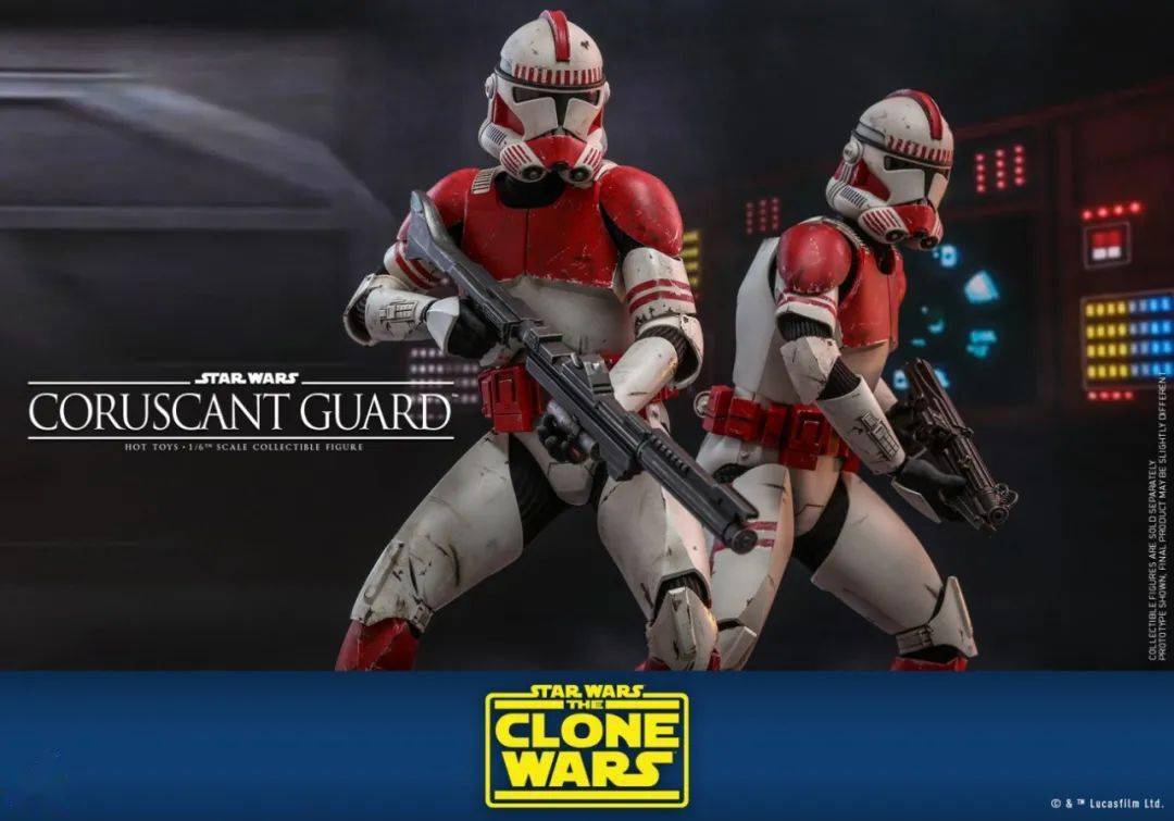 67新品预定~ hottoys ht 16 tms025 星球大战 克隆战争 科洛桑守卫