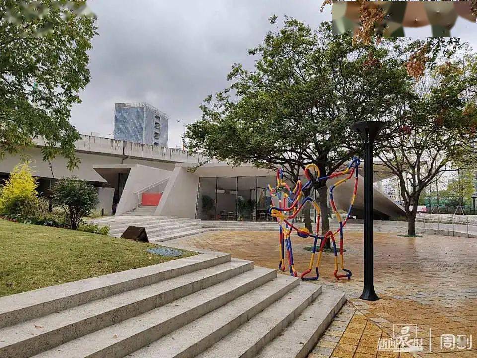 围墙不见了改造后的九子公园融入苏州河沿岸景观还有标识牌教你玩游戏