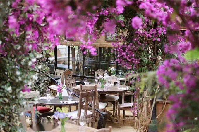 花园式餐厅怎一个美子了得